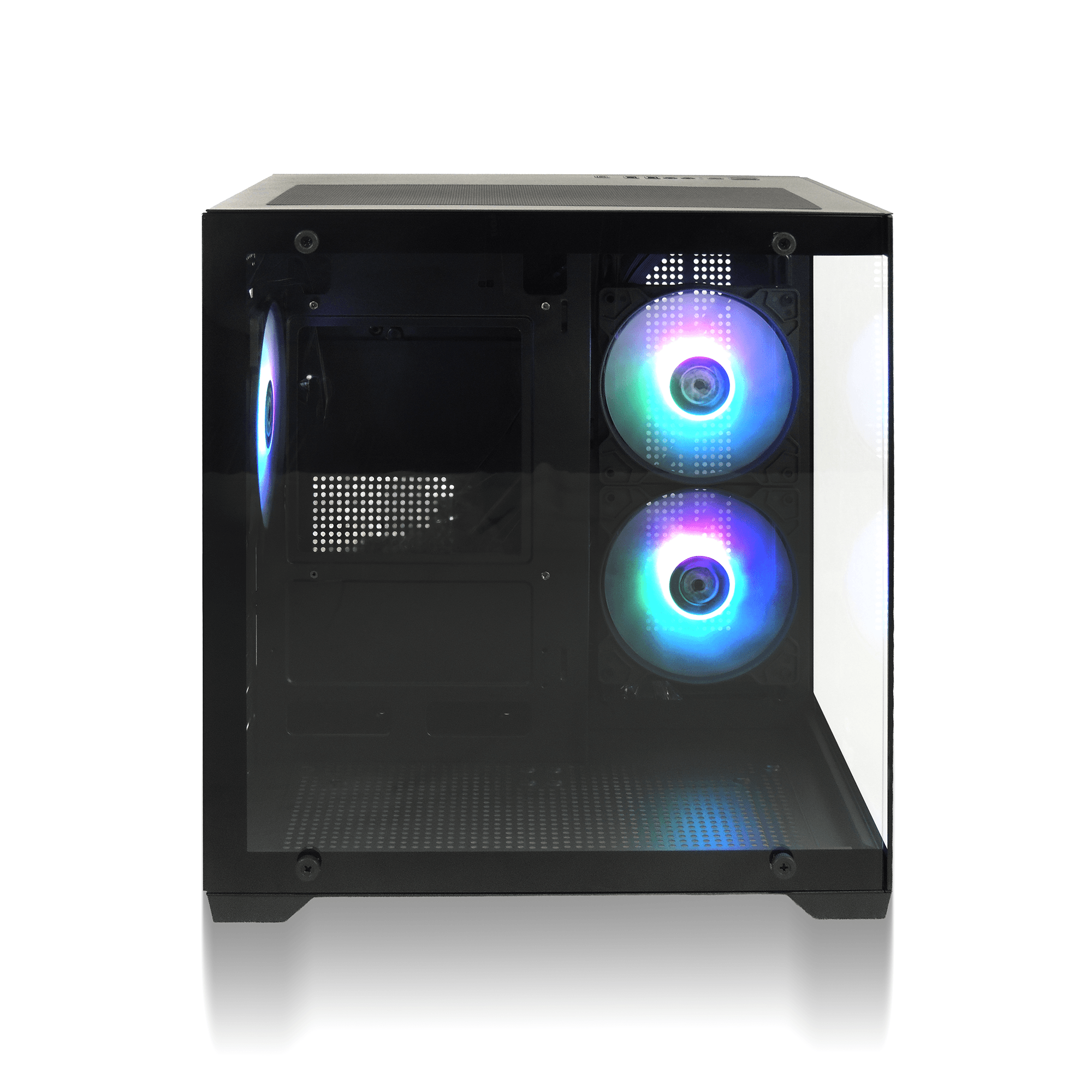 Gabinete Duex DXGA275BK Black Com 3 Fans RGB DXGA275BK RGB - Duex